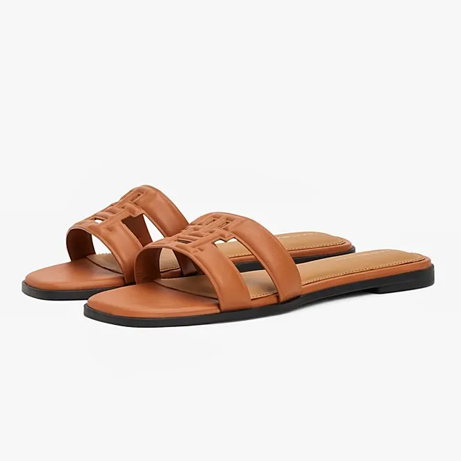 Tommy Hilfiger Leather TH Monogram Mules, £100
