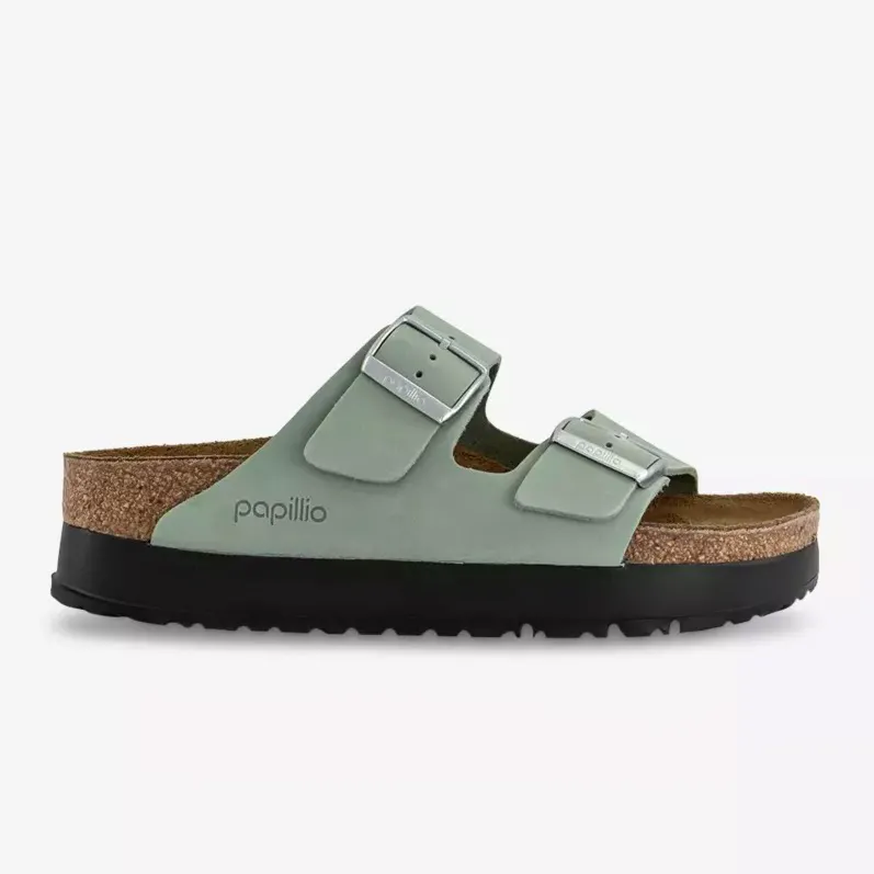 Birkenstock Arizona Flex Platform Leather Sandals, £105