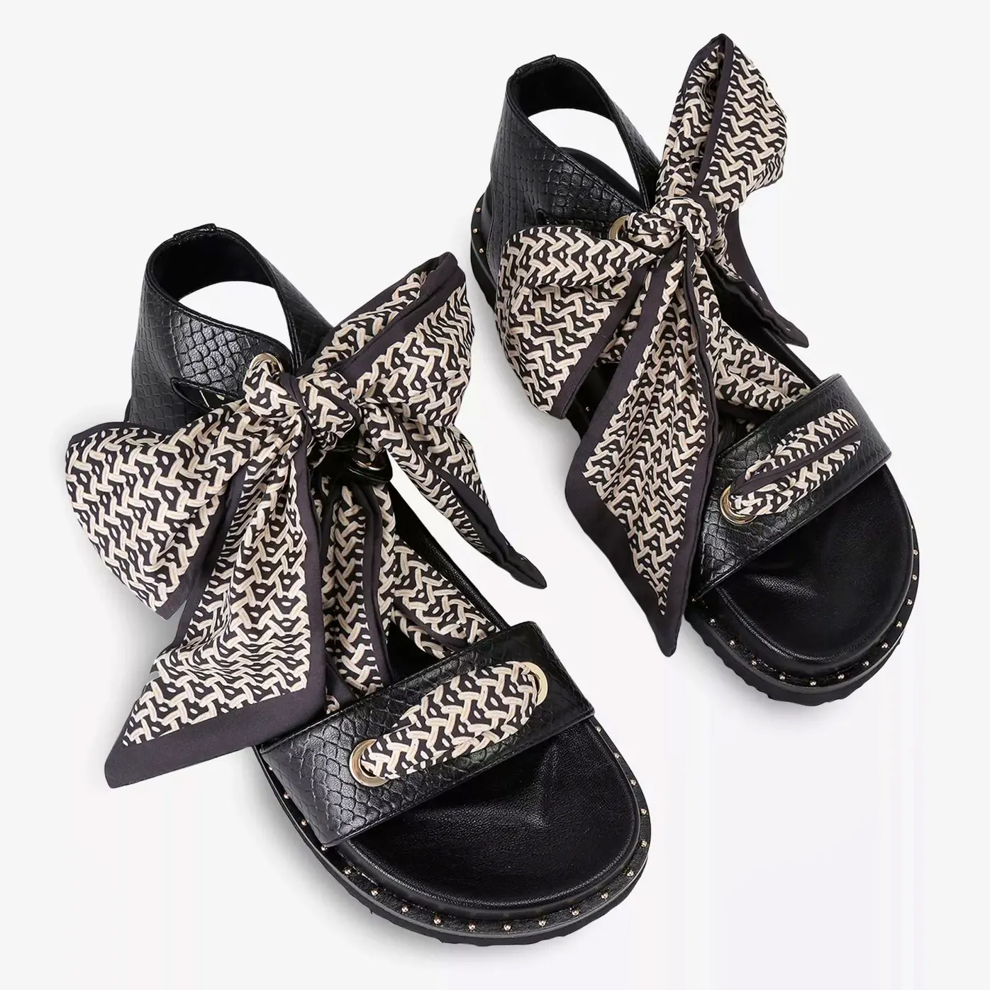 Carvela Sorrento Scarf Faux-Leather Sandals, £129