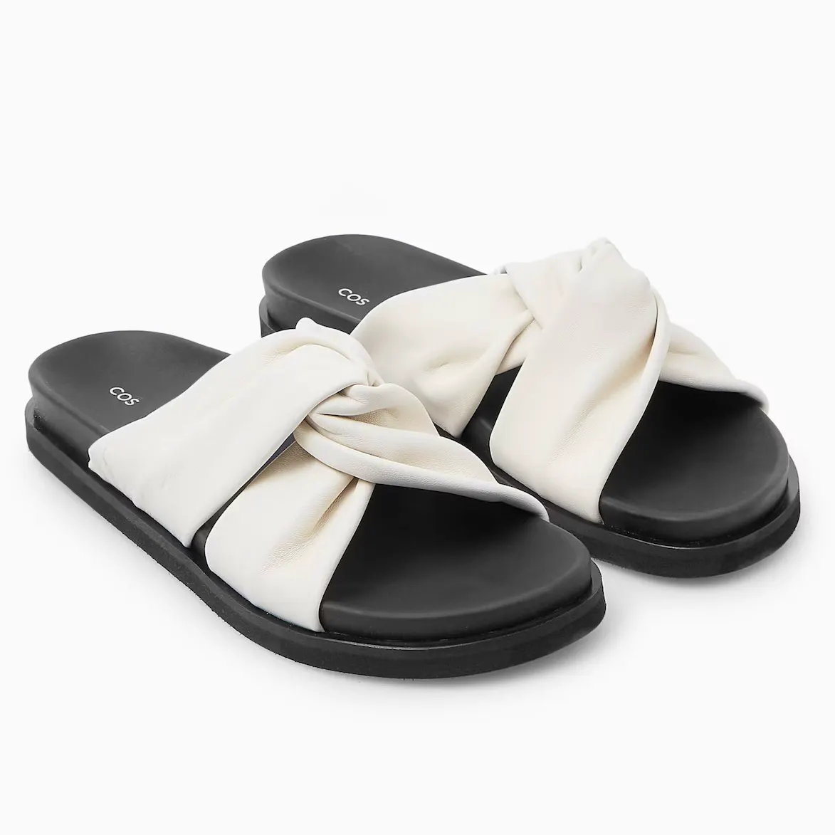 Cos Crossover Leather Slides, £115