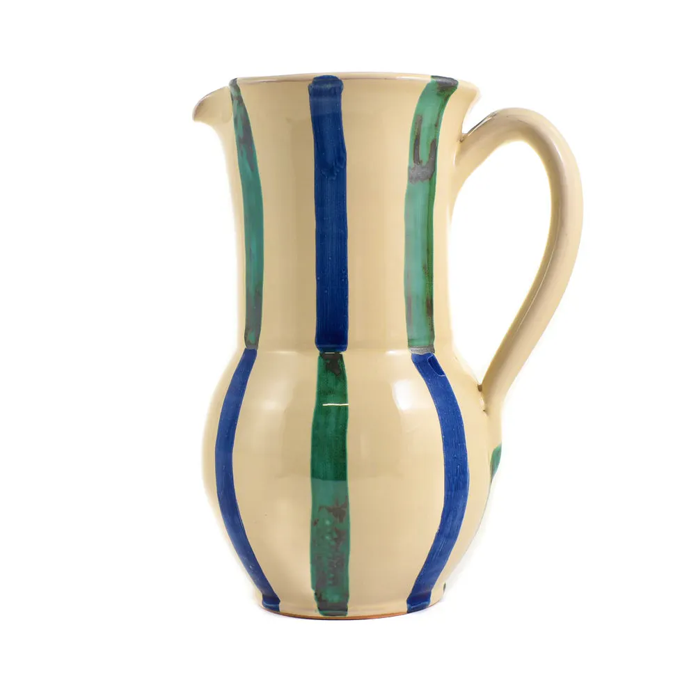 Sous Chef Puglia Aquamarine and Blue Stripe Pitcher, £32.50