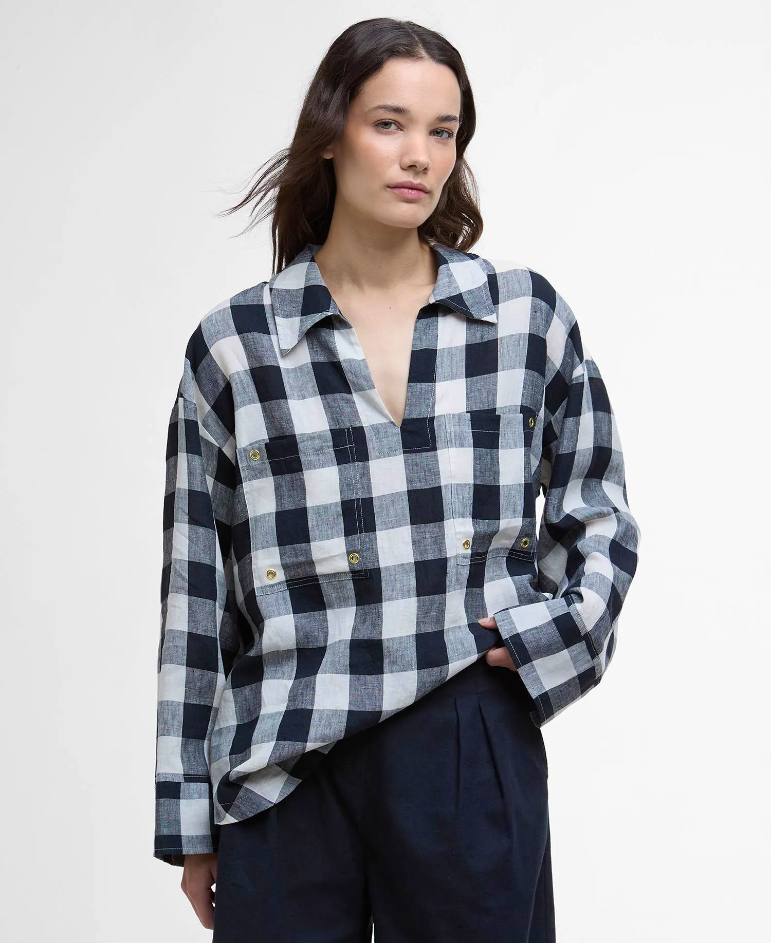 Maya Gingham Long-Sleeved Shirt £129