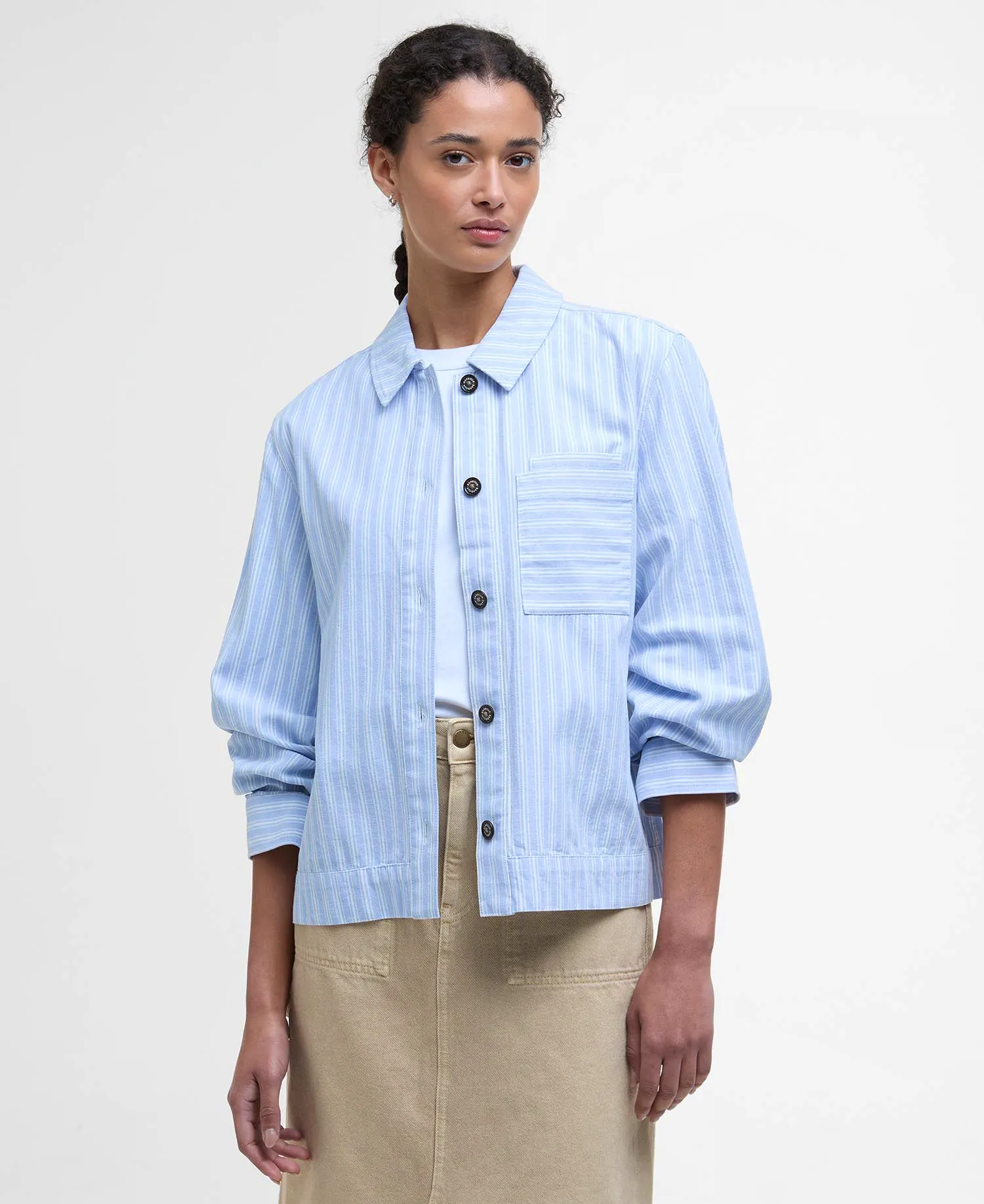 June Striped Overshirt £99.95