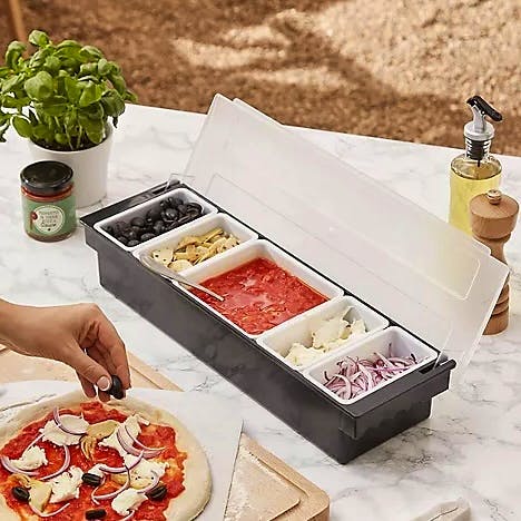 Lakeland, Lidded Pizza Topping Station, £39.99