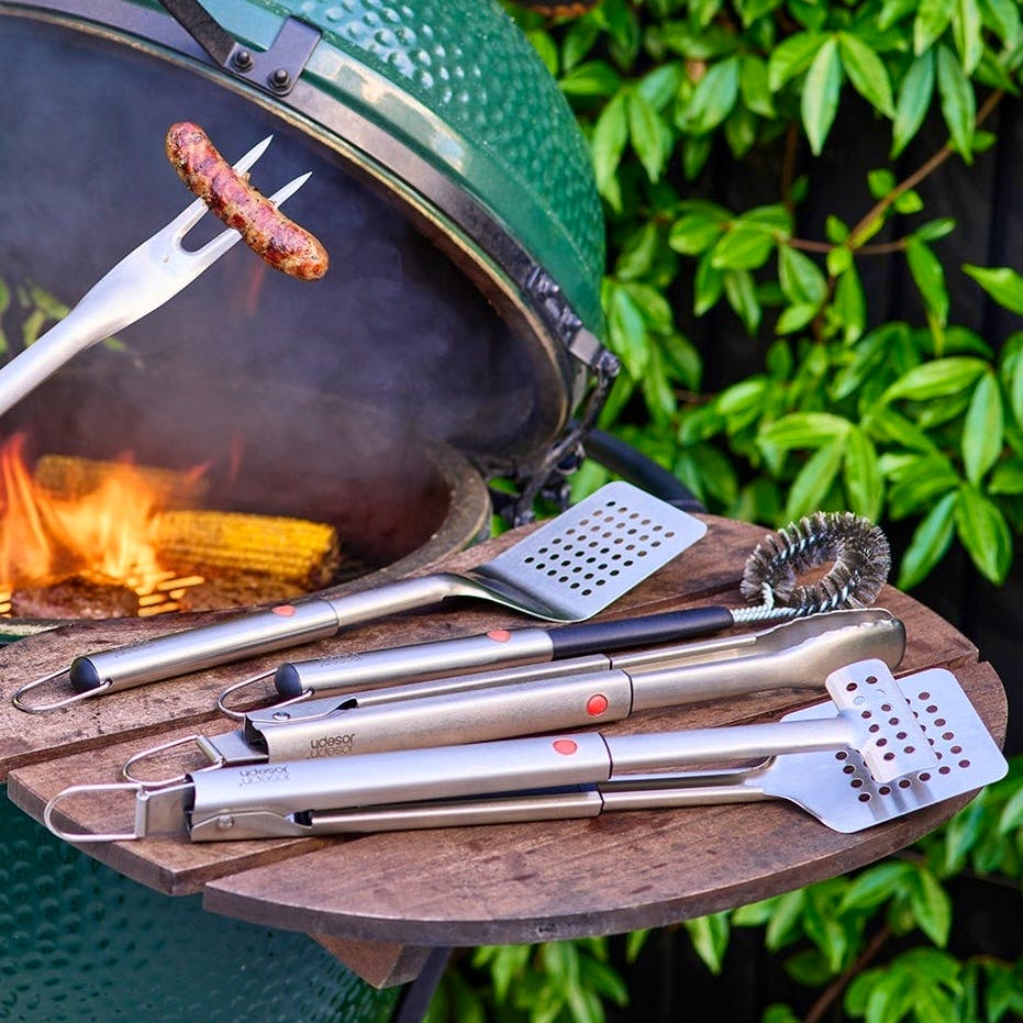 Joseph Joseph Grillout 4 Piece Stainless-Steel BBQ Utensil Set With Storage Case, £85
