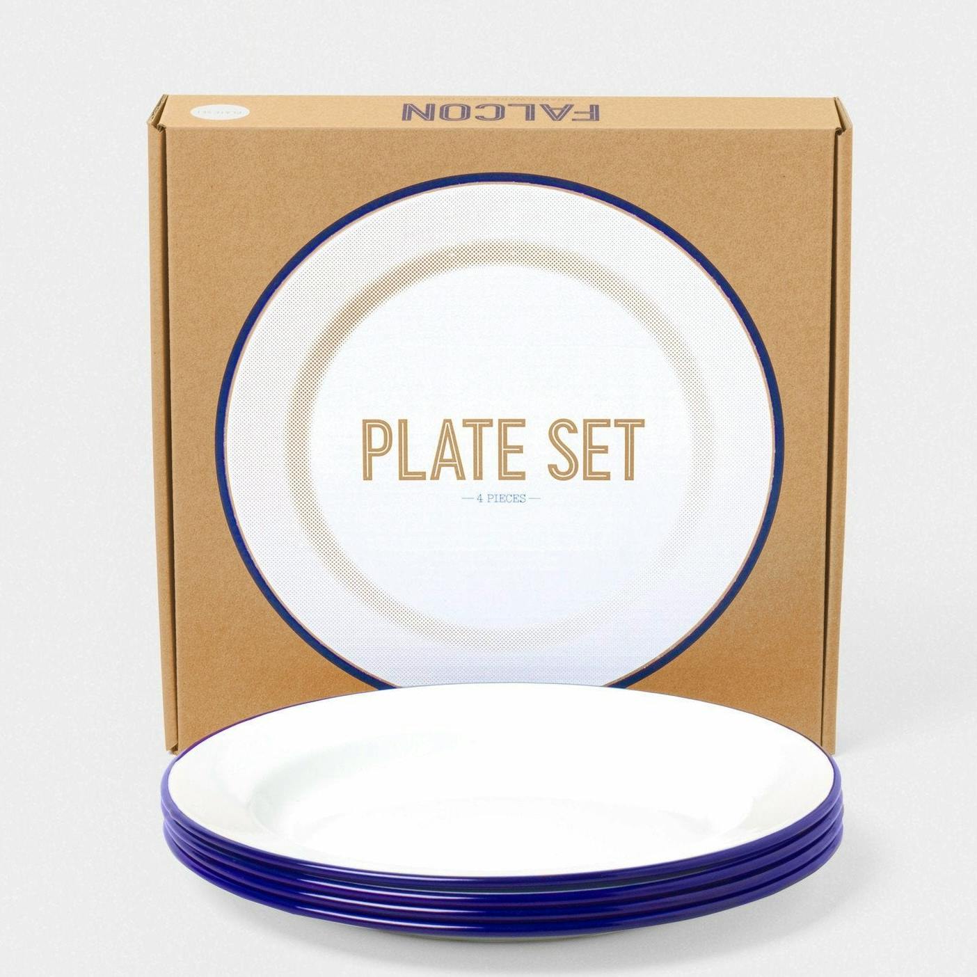 Falcon Enamelware Plate Set, £32