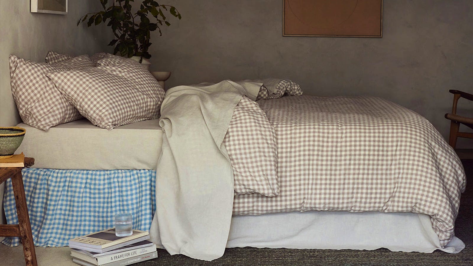 Piglet Mushroom Gingham