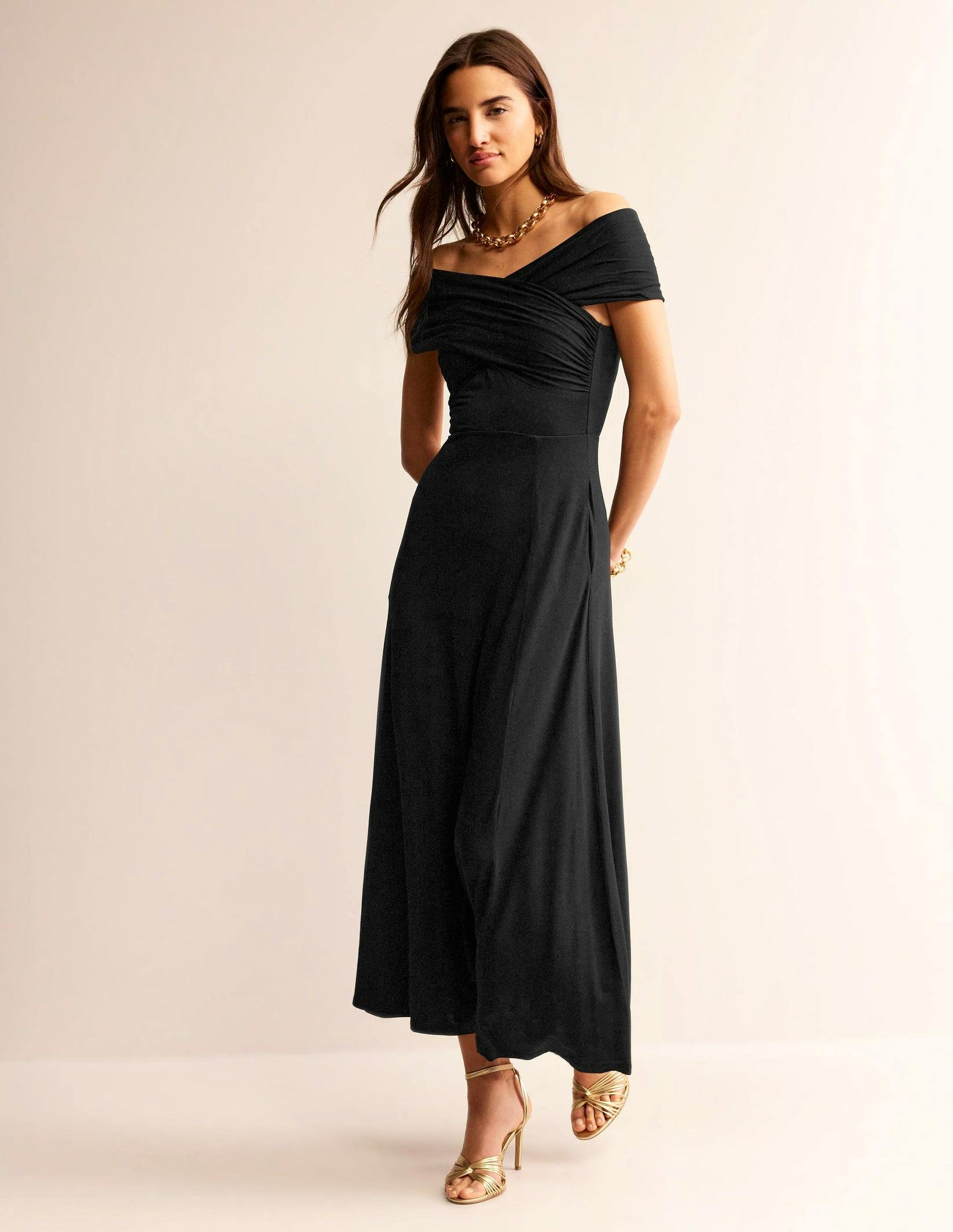 Boden Bardot Jersey Maxi Dress, £44.10 (Was £98)
