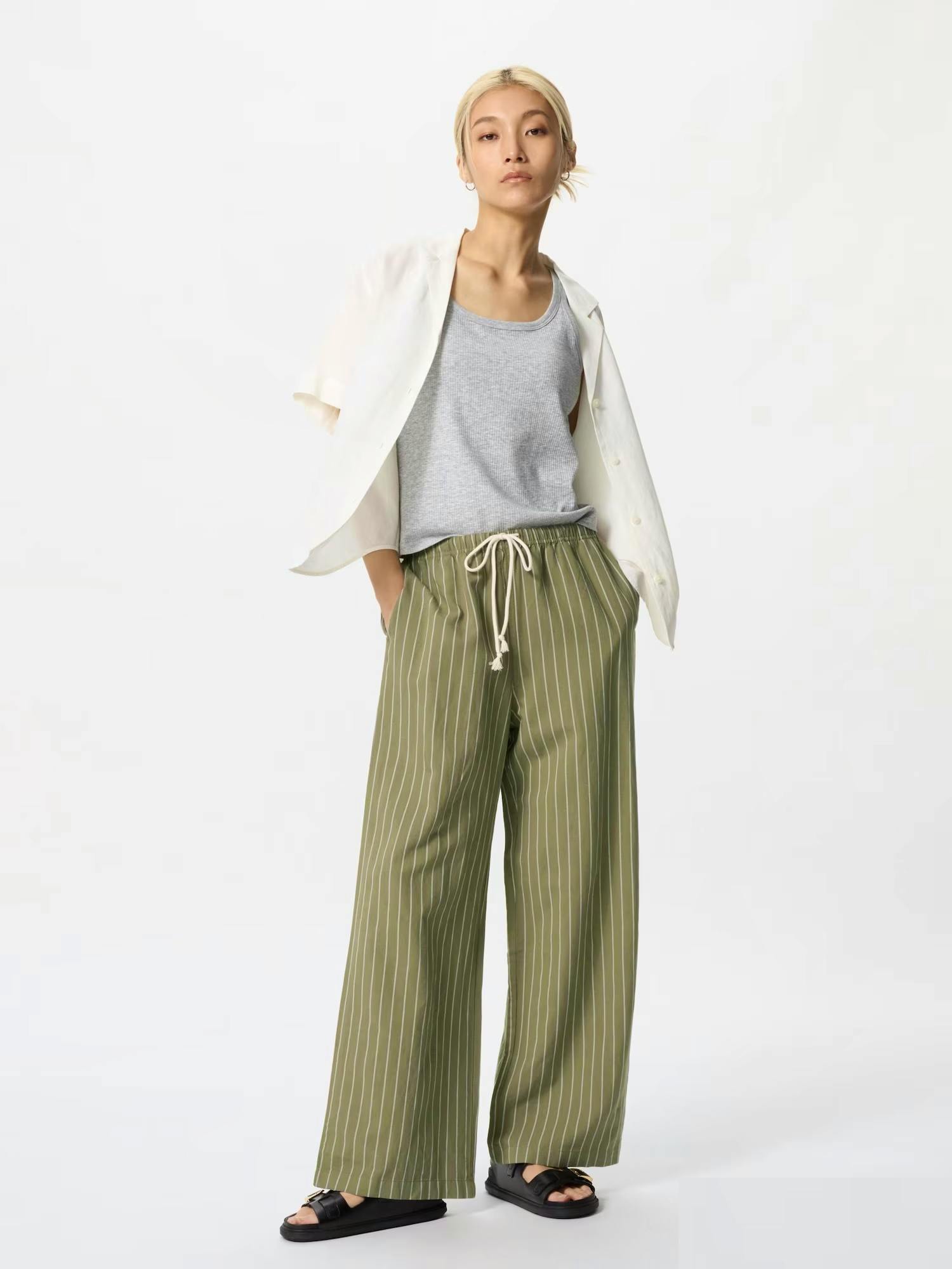 Uniqlo Linen-blend Trousers, £20