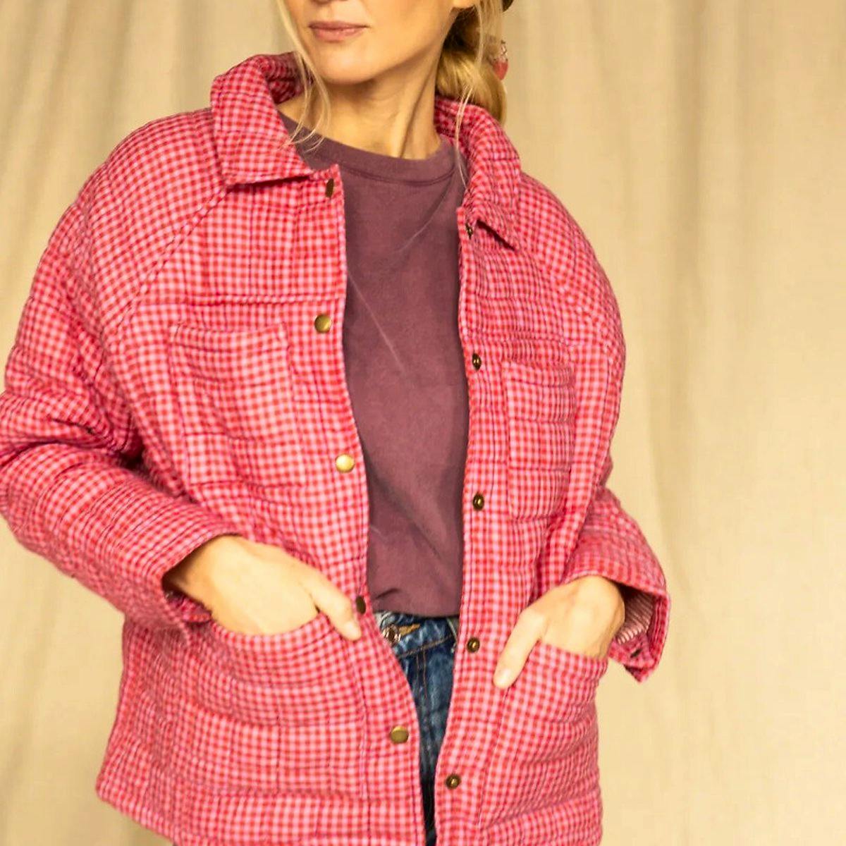 Kamal Quilted Checked Jacket £109.99