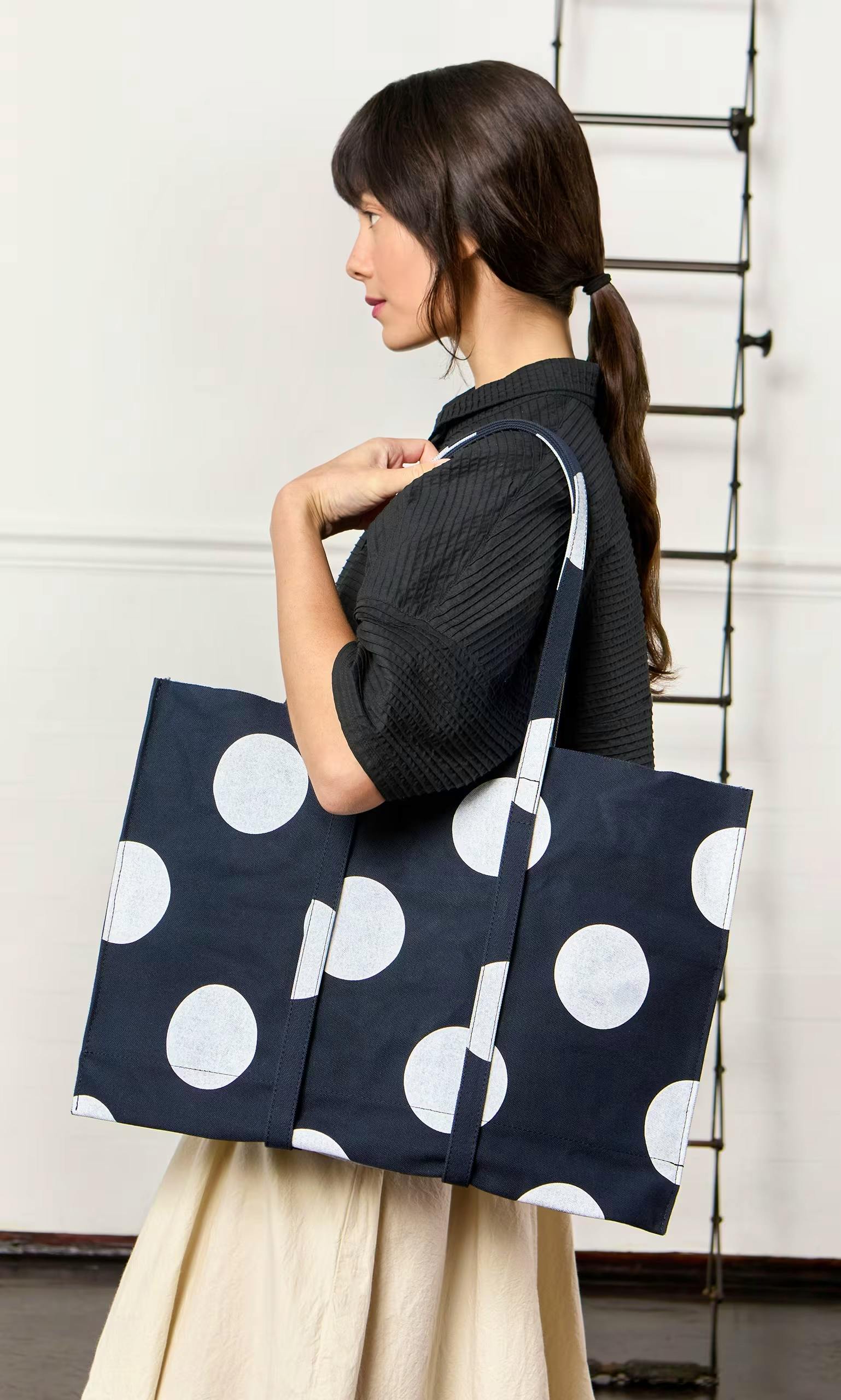 Plumo Polka Dot Tote, £269