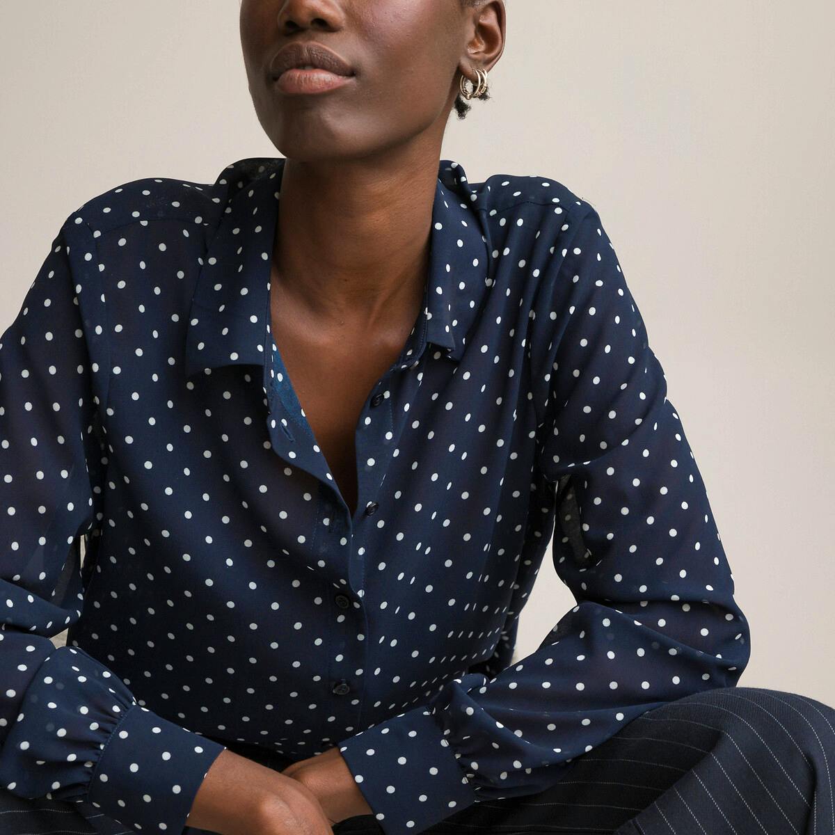 La Redoute Polka Dot Shirt, £12.80