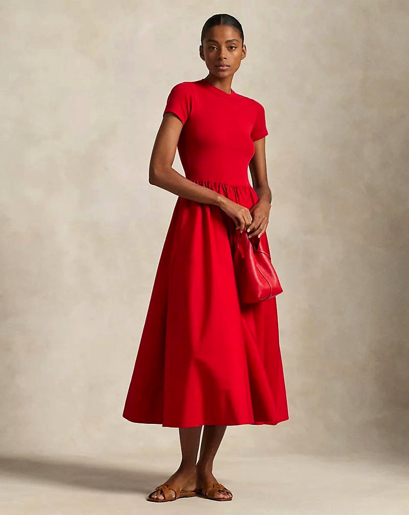 Polo Ralph Lauren Cotton Short-Sleeve Dress, £349