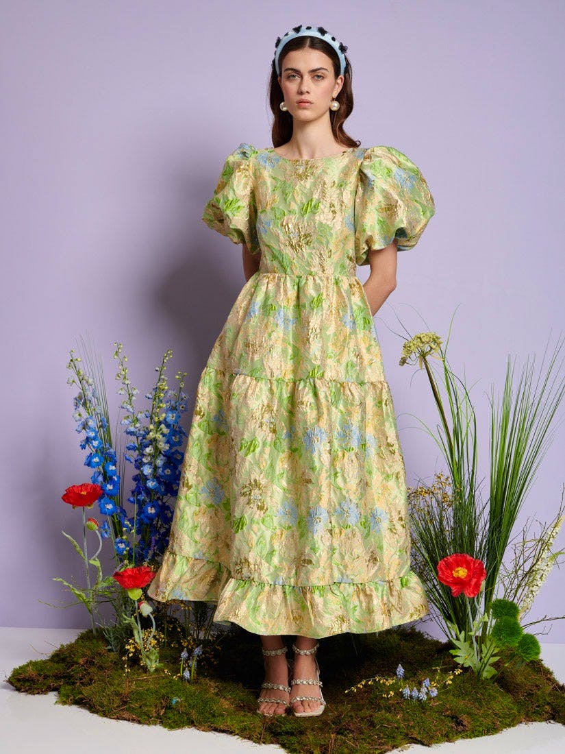 Sister Jane DREAM Pasqueflower Jacquard Midi Dress, £195.00