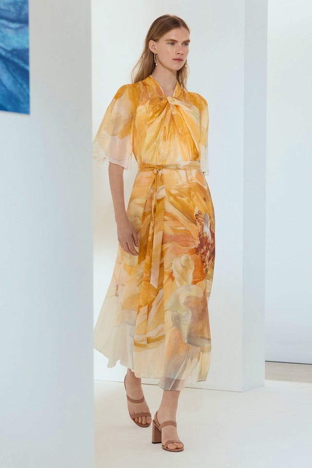 The Fold Yvelines Silk Chiffon Dress, £695
