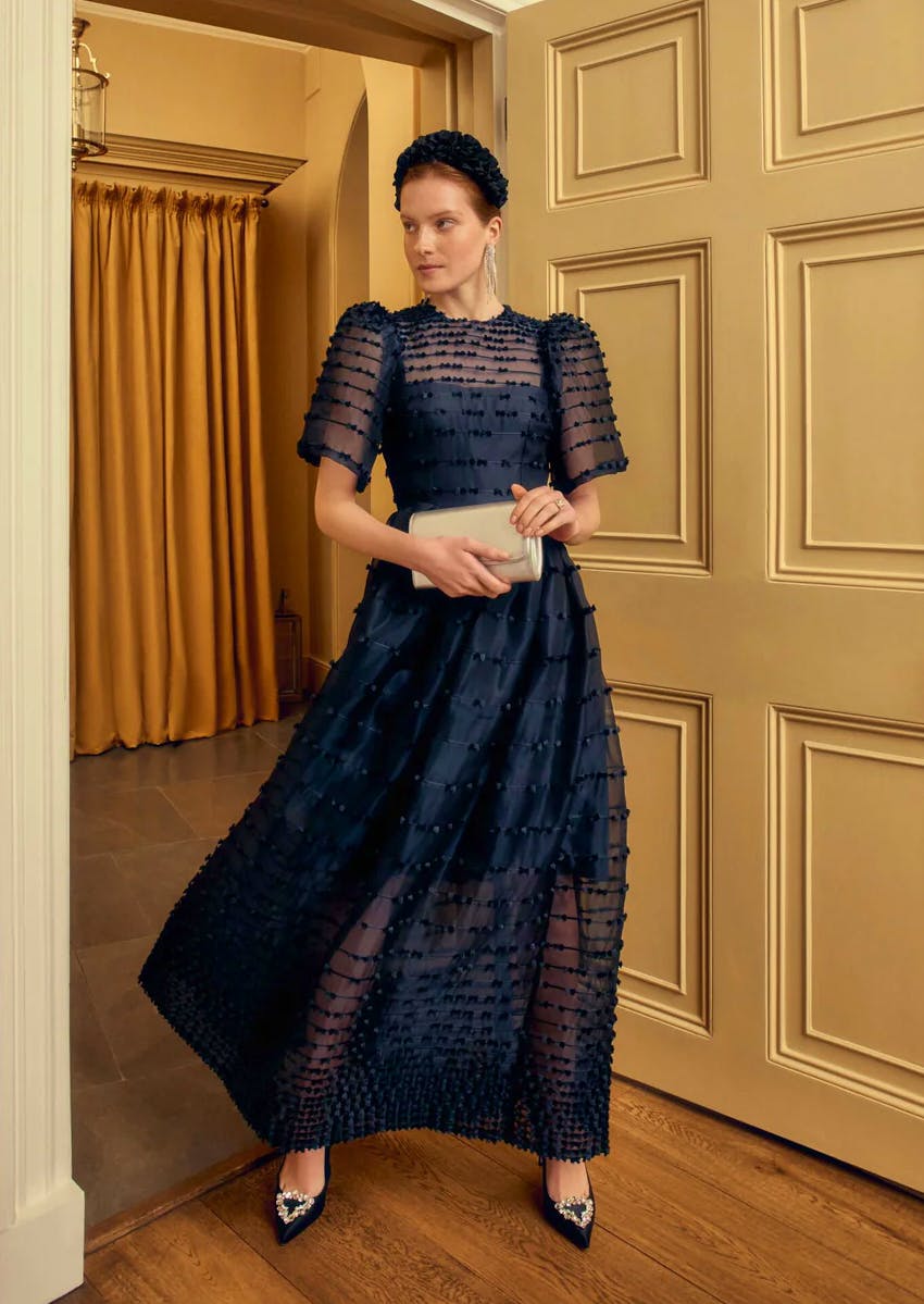 Suzannah Maria Organza Bow Midi Dress, £2,750