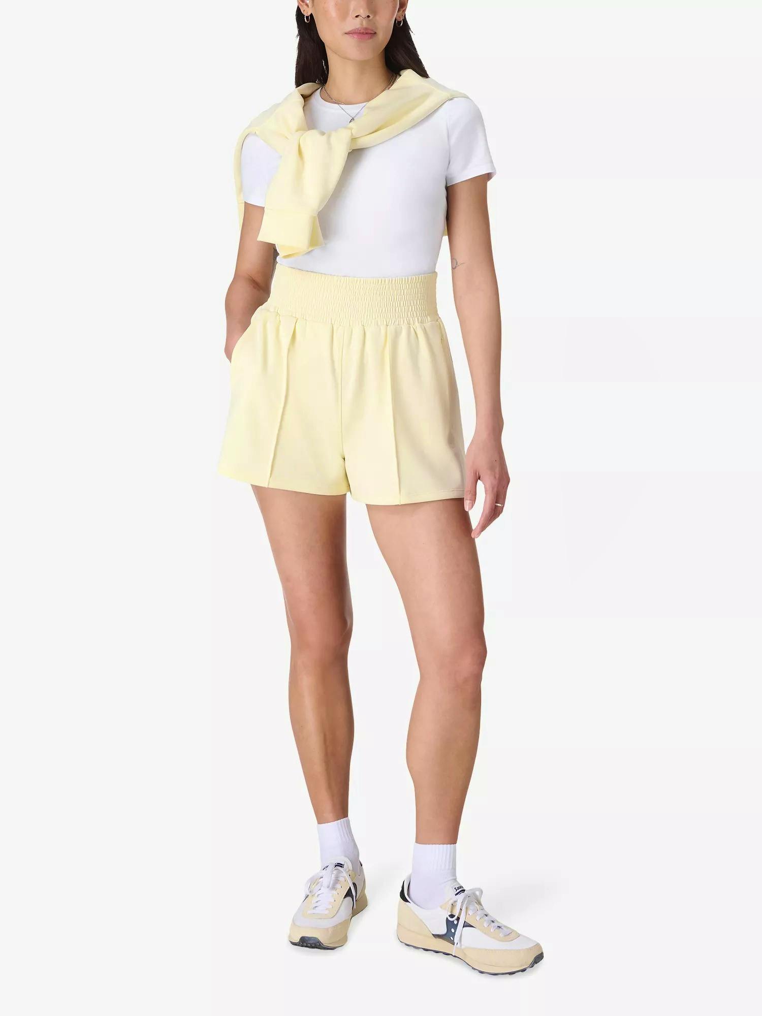 Sweaty Betty Sand Wash CloudWeight Stretch-Jersey Shorts, £55