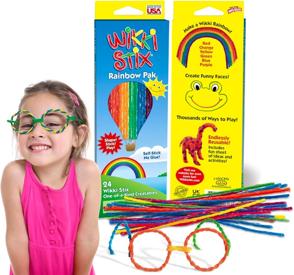 Toddler Travel Toys Wikkistix Brainbox Rainbow Pack Games