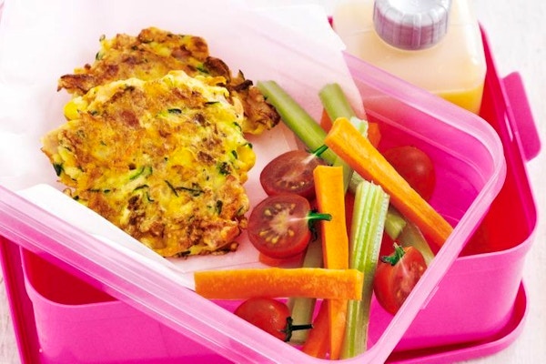 Healthy Lunchbox Ideas Taste Vegetable-and-ham-fritters