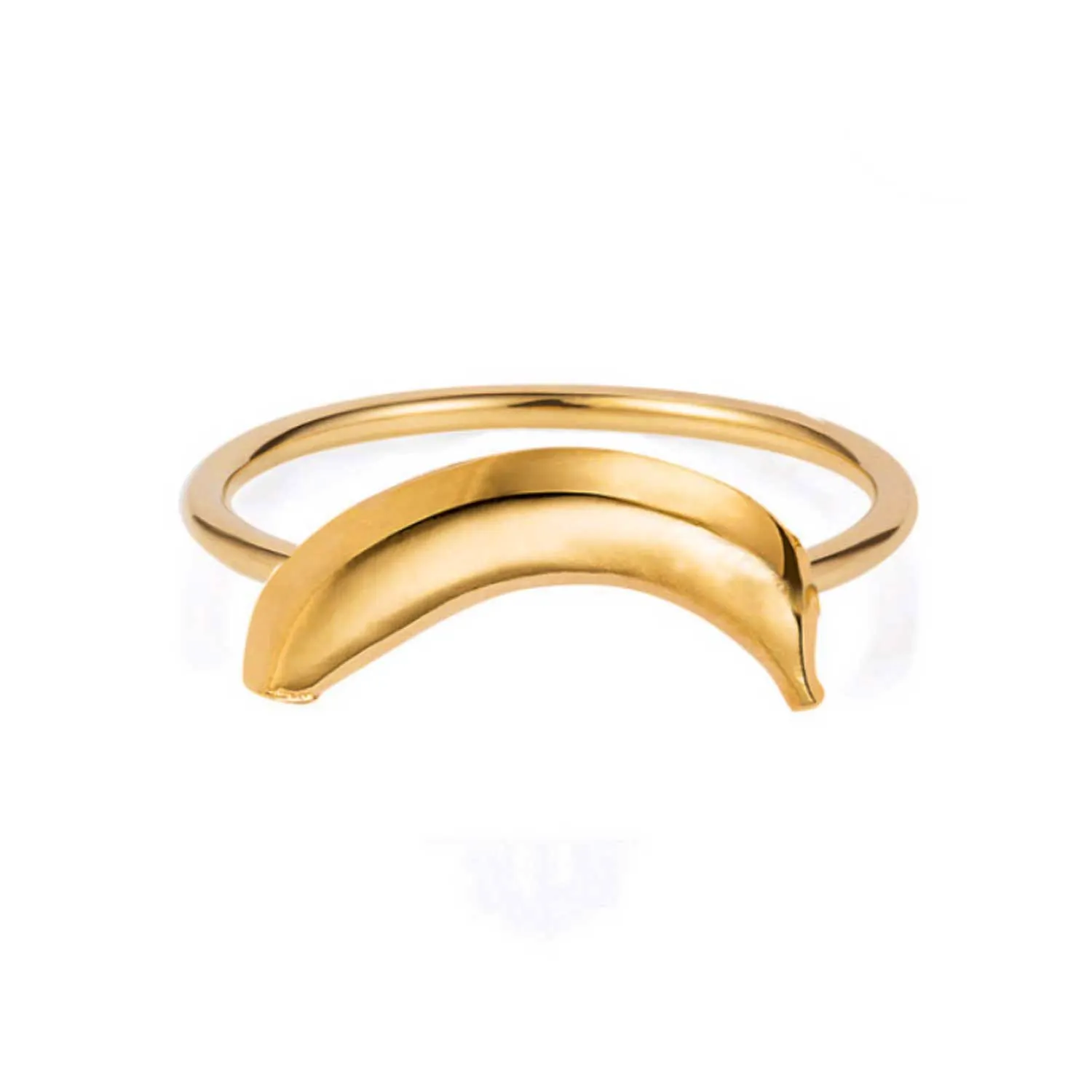 Lee Renee Gold Banana Ring, £110