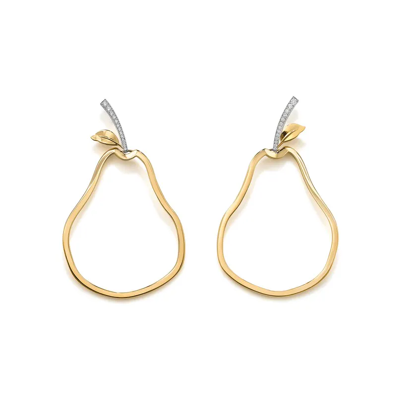 Robinson Pelham Fruits Of Love Pear Earrings, £4890