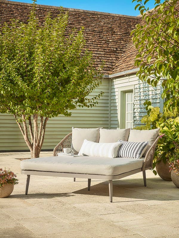 Cox & Cox Woven Rope Double Lounger, £1,495