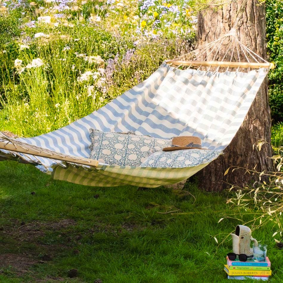Graham & Green Atlas Blue Stripe Hammock, £98