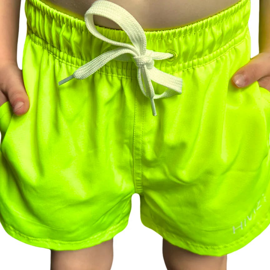 HiViz Neon Swim Shorts with Built-in Boxer Brief Liner UPF 50+, £31