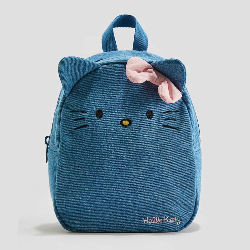 H&M Denim Blue Hello Kitty Appliquéd Backpack, £22.99