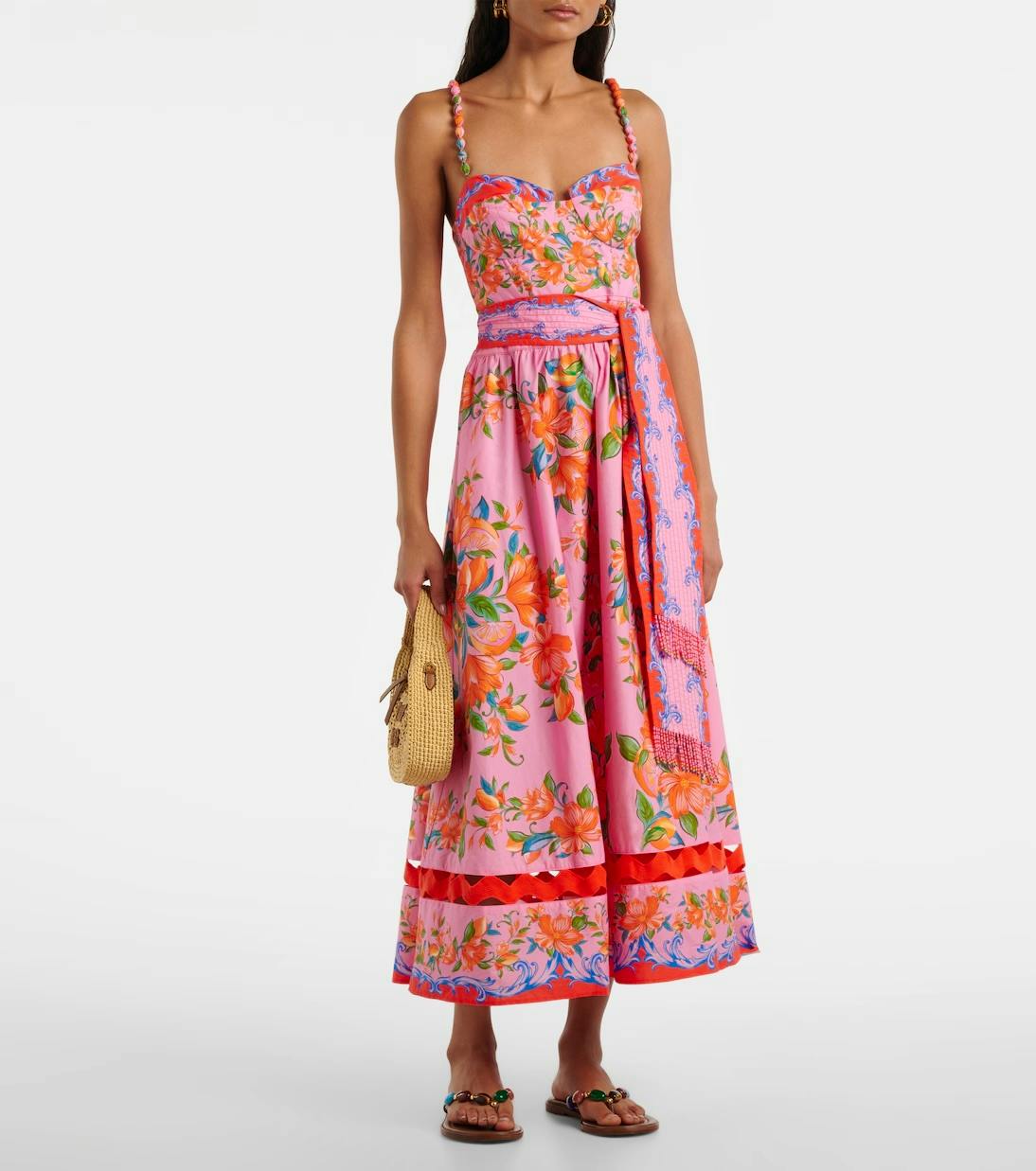 Farm Rio Sicily Flowers Cotton Dress, £228
