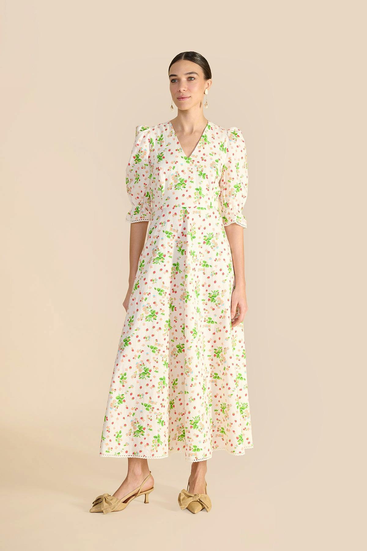 Beulah Flora Strawberry Dress, £395