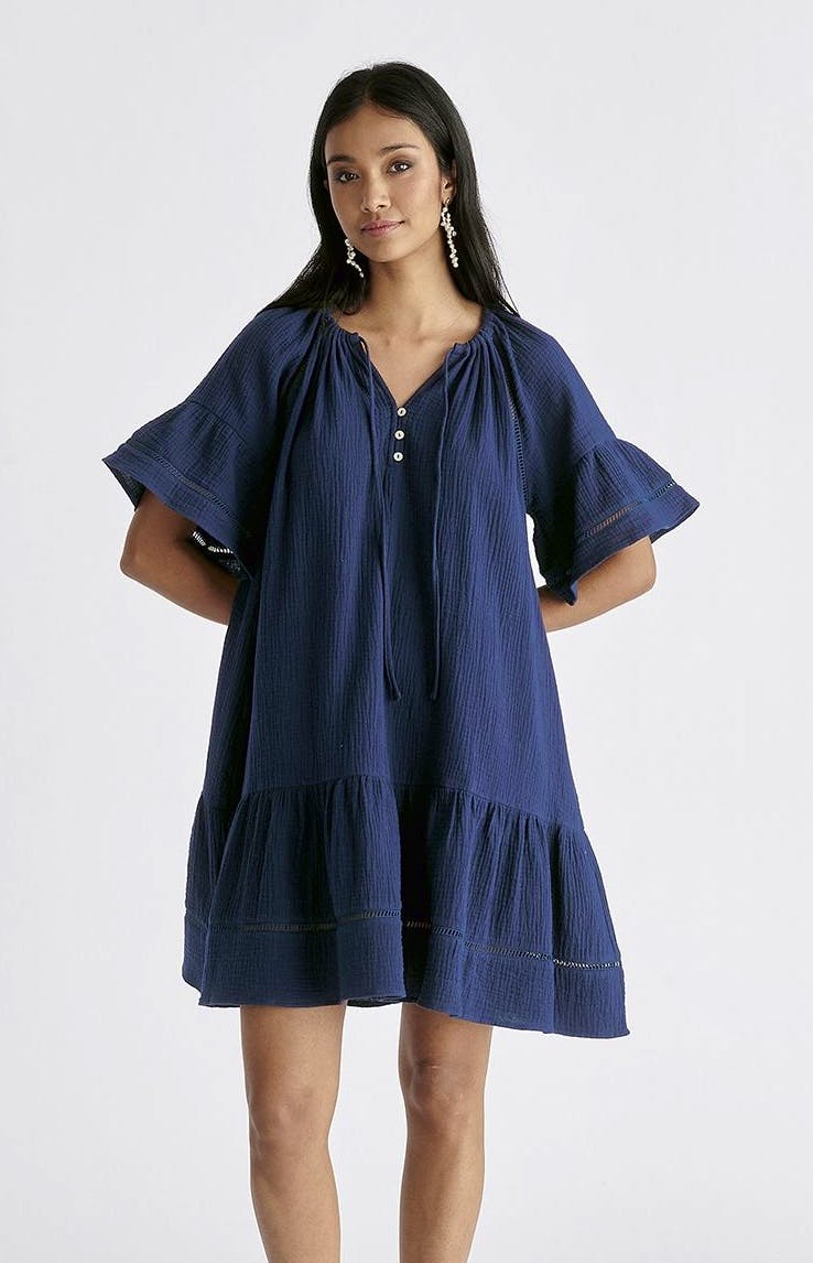 Wolf & Badger Cheesecloth Swing Dress, £34