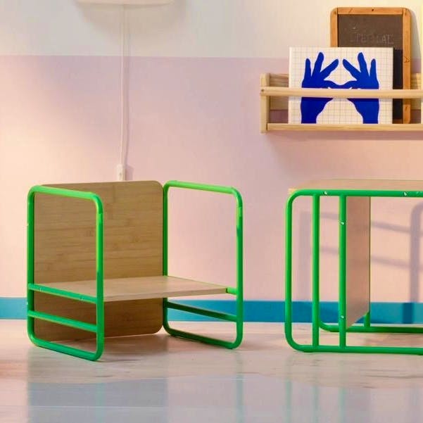 IKEA Multi-Functional Child Chair/Table, Green, £19