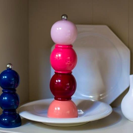 Addison Ross Pink Multi Bob Salt or Pepper Mill, £62