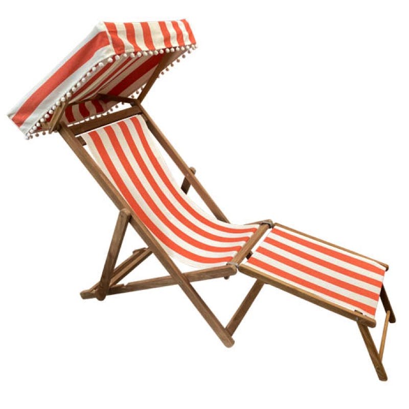 The Stripes Company Orange & White Stripe Victorian Deckchair, £275