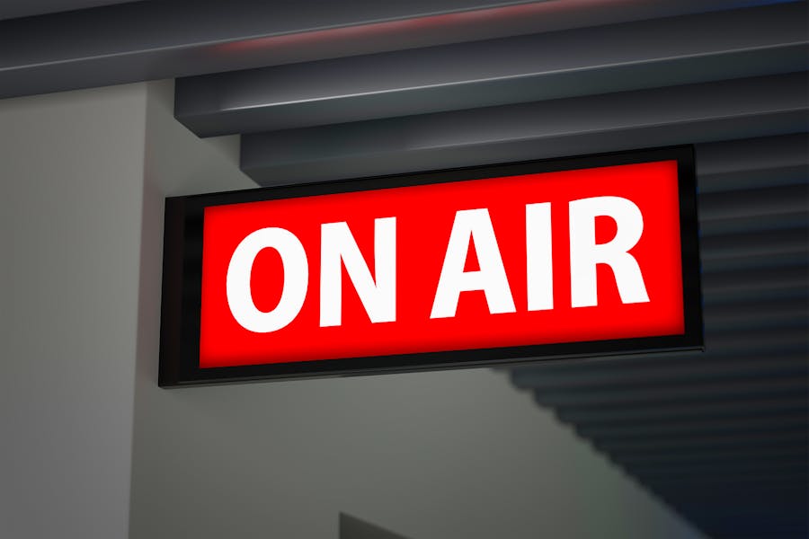 Bigstock-On-Air-Glowing-Sign-On-White-W-238414801