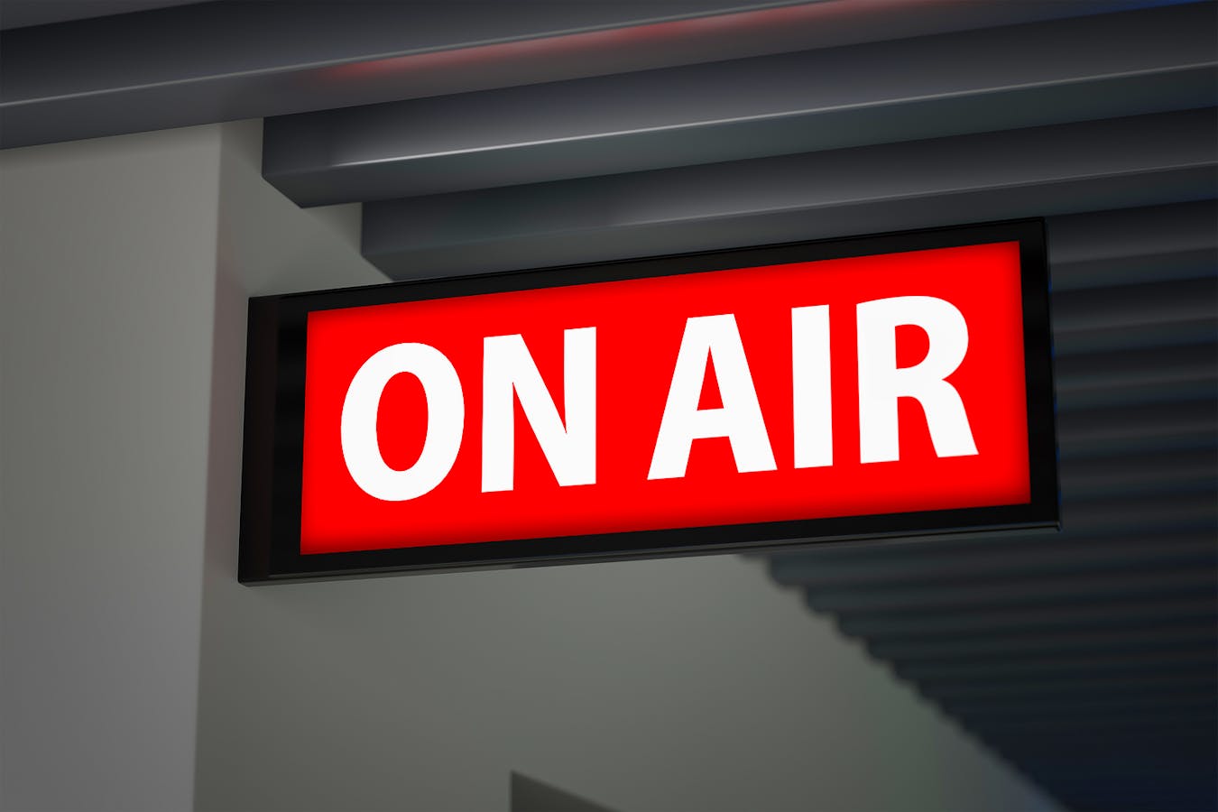 Bigstock-On-Air-Glowing-Sign-On-White-W-238414801