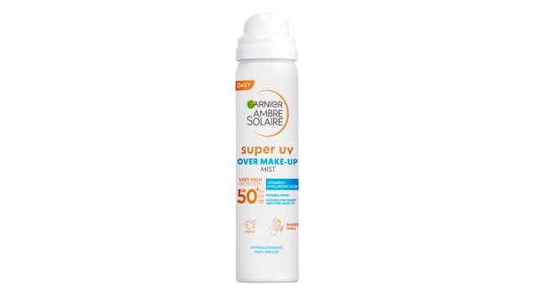 Heatwave Beauty Essentials Garnier Ambre Solair Super Uv Over Make Up Mist