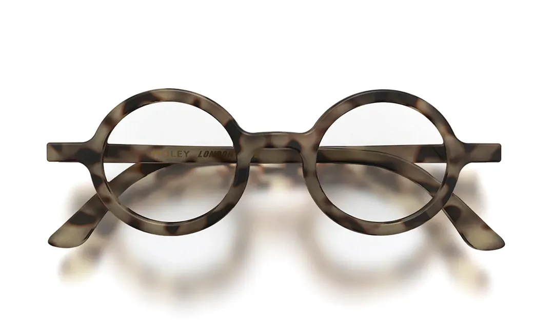 London Mole Moley Reading Glasses In Matt Pearl Tortoiseshell, £18.99