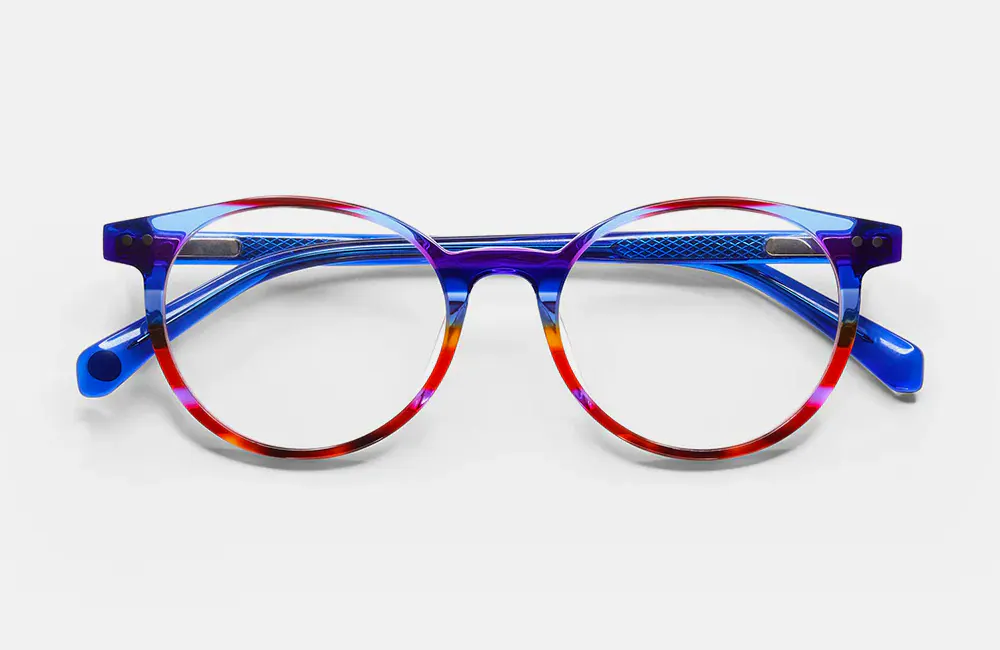 Caroline Gardner Rainbow Pride 'Case Closed' Reading Glasses, £118