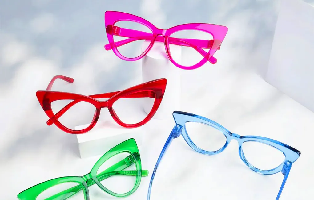 Eyekeeper 6 Pack Oversized Screwless Metalless Cat-eye Reading Glasses, £47, Now £24