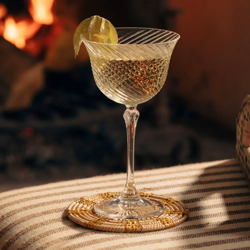Rebecca Udall Julia Twister Cut Crystal Coupes, Set Of Six, £135