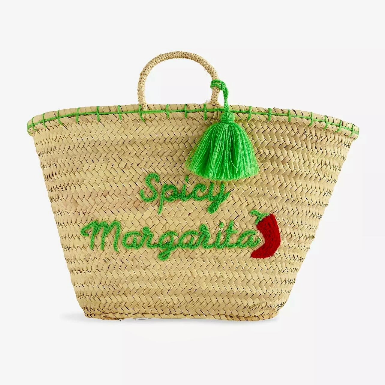 Boutique Bonita Staycay Palm Leaf Basket Bag, £85