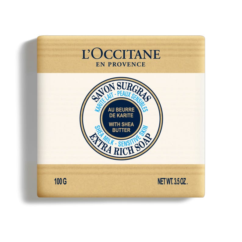 L'Occitane Shea Milk Sensitive Skin Extra Rich Soap, 100g,  £8