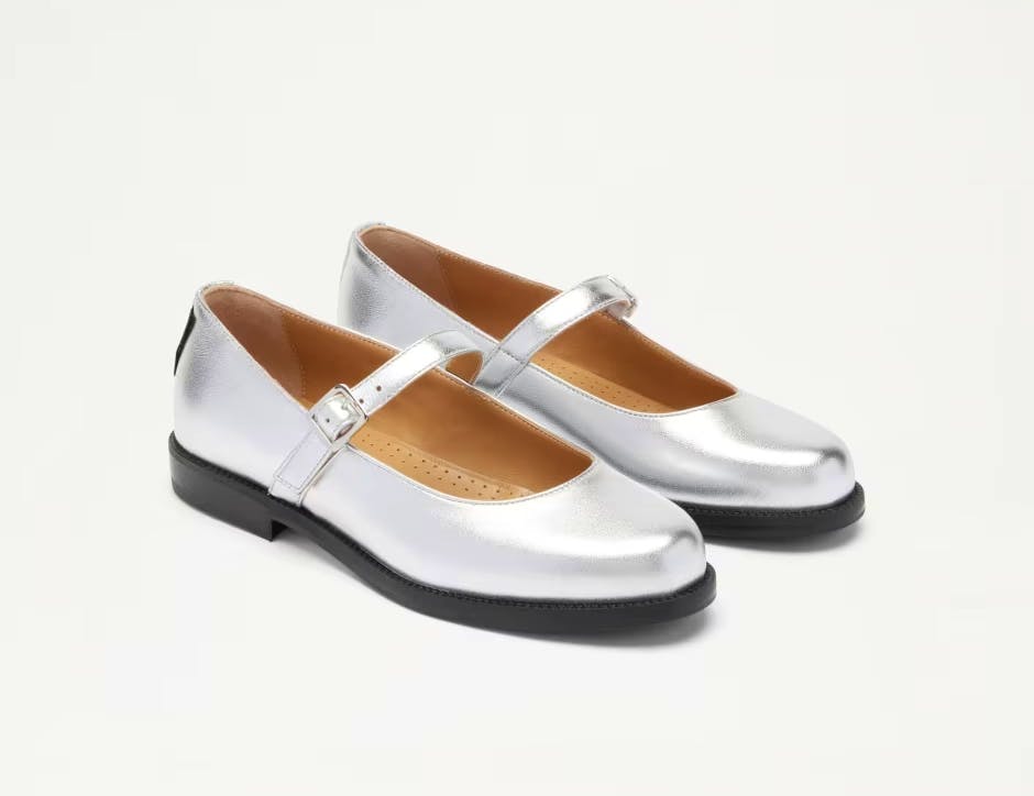 Russell & Bromley Dotty Mary Jane Flat,  Now £140 (Were £275 )