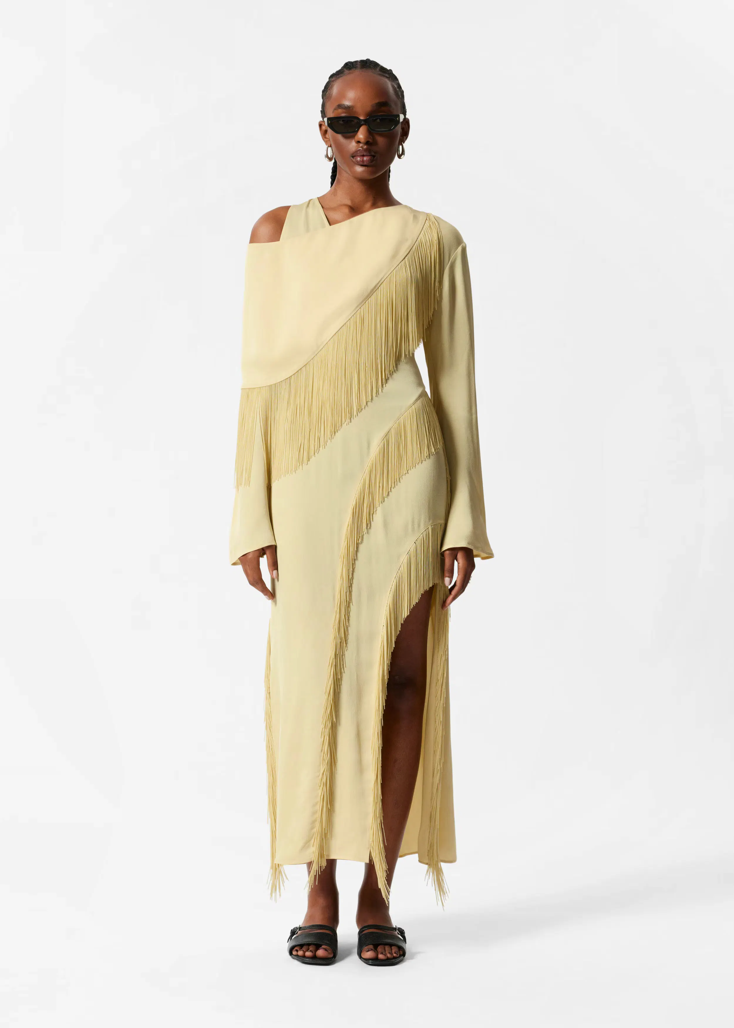 & Other Stories Fringe Maxi Dress, £225