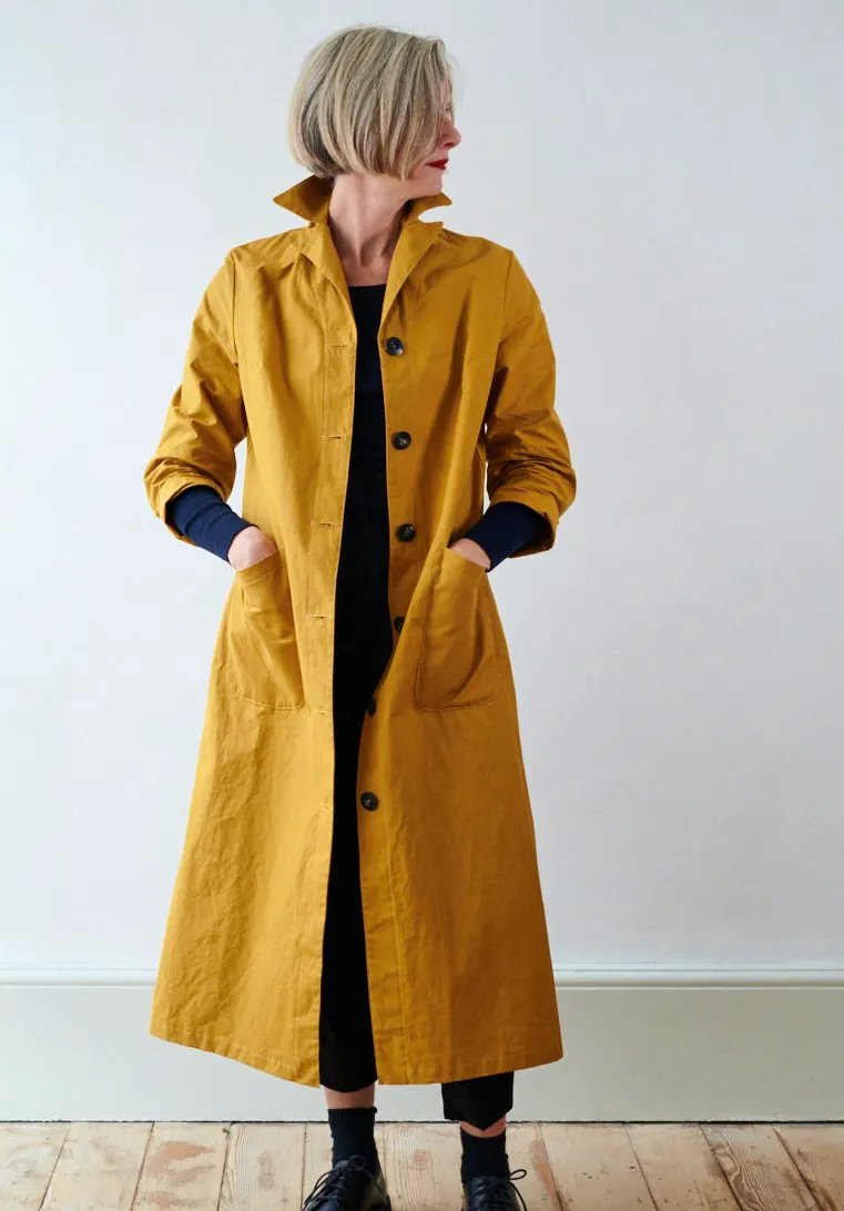 Freight HHG Cumin Colour Dry Waxed Duster Coat, £240