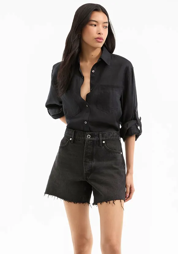 Veronica Beard Ellis Mid Rise Denim Short, £170