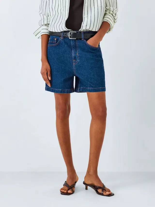 John Lewis Boxy Denim Shorts, £18