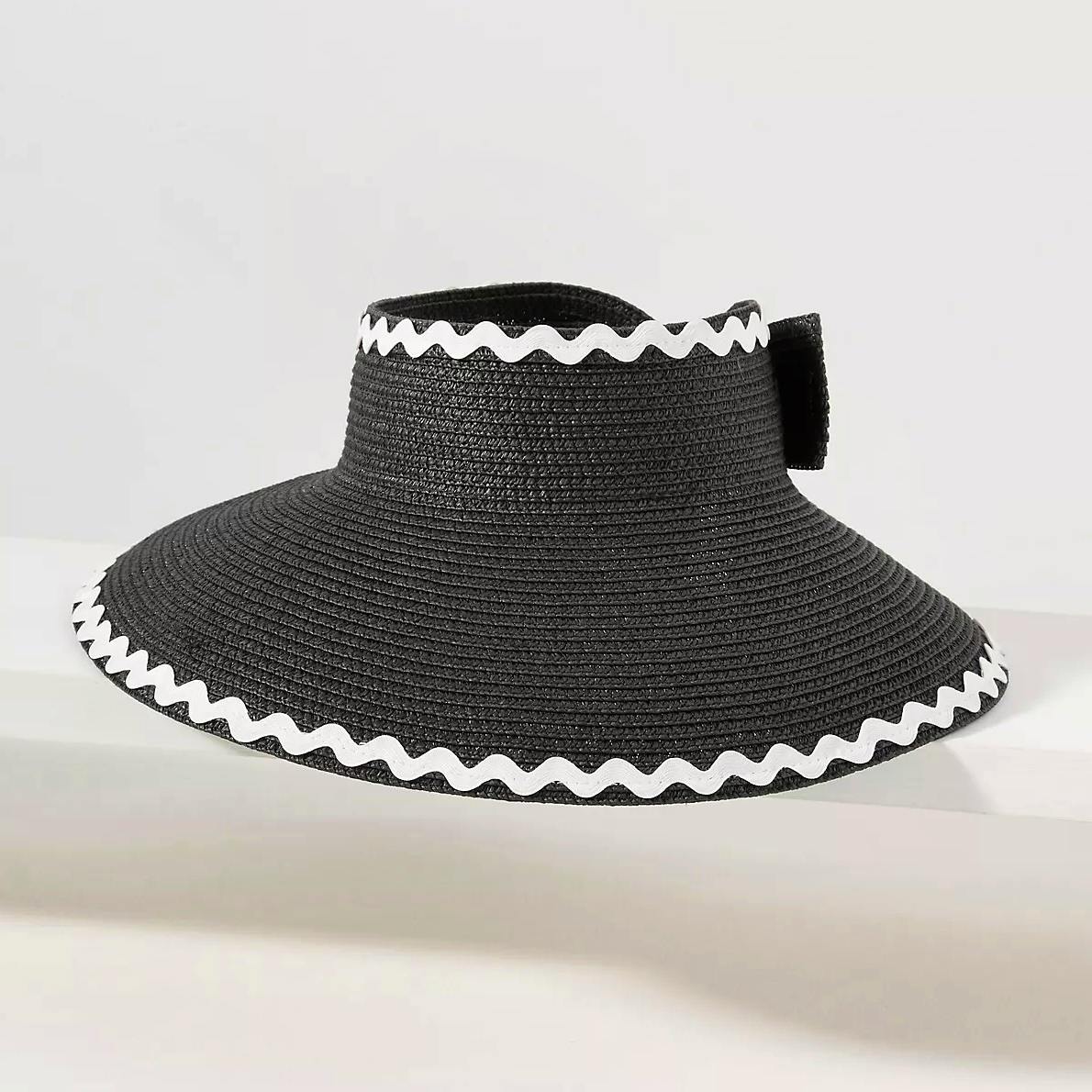 Anthropologie Ric Rac Straw Visor, £20 (Was £38)